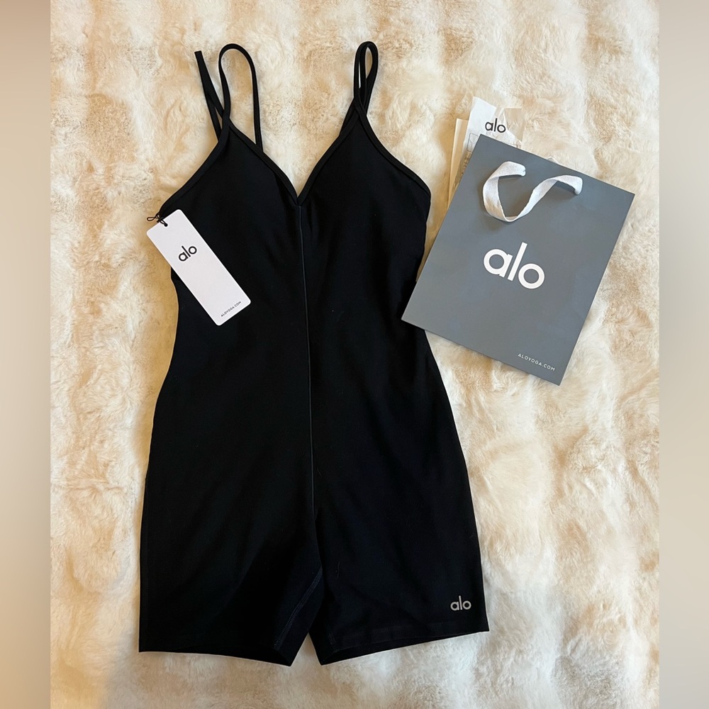 ALO Yoga Black Women's Bodysuit